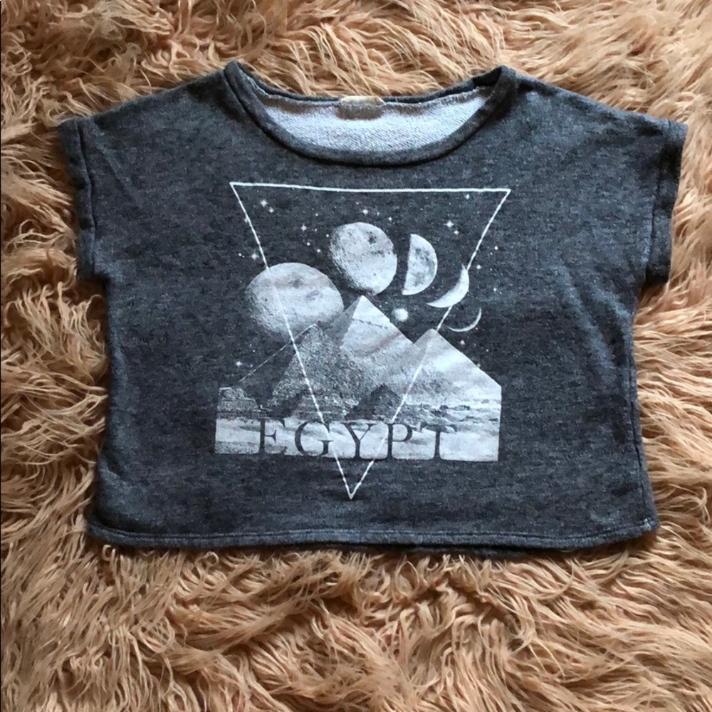 Egypt Cropped Thermal Tee